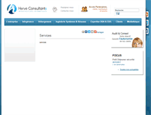 Tablet Screenshot of herve-consultants.net